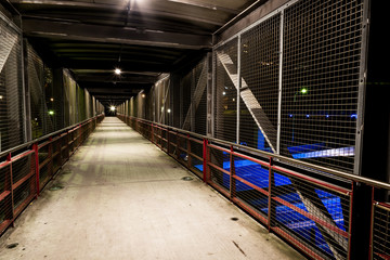 Wall Mural - pedestrian overpass