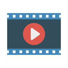 Wall Mural - video play media