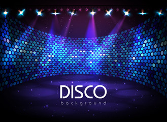 Wall Mural - disco abstract background