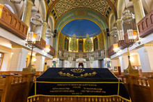 Synagogue. Place To Read The Scroll Of The Torah