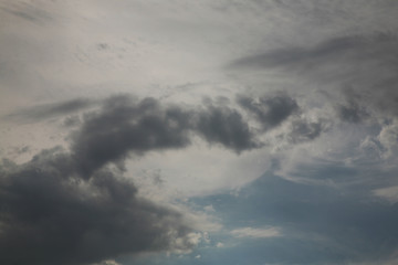 Abstract clouds and sky in space. The best views of the heavens the natural pictures of the beautiful clouds. Background  blue  views  of  nature  images.