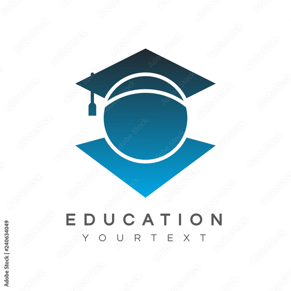 Education Logo Design Stock Vector Adobe Stock Education logo design stock vector adobe stock