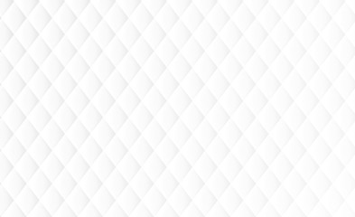abstract white and light gray geometric rhombus (diamond) shape background.