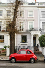 London Street With Old Cars