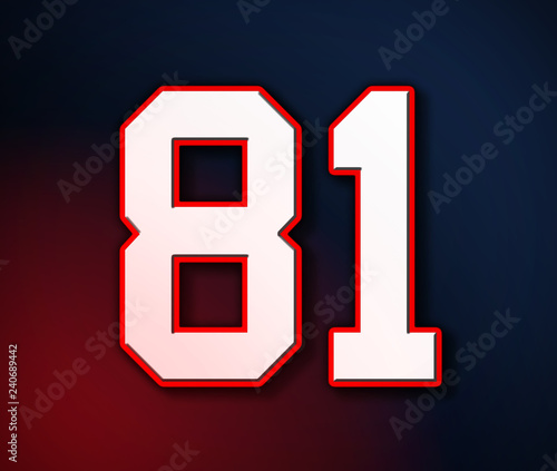 jersey number 81