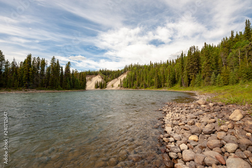 Plakat Rzeka Stikine w Spatsizi Plateau Wilderness Provincial Park, BC, Kanada
