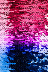 Canvas Print - Colorful sequins background