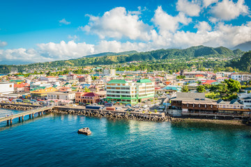 Fototapete - Roseau, Dominica, Caribbean