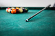 Billiard in a bar, quitting time