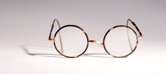 Vintage glasses isolated