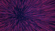Abstract speed background. Centric motion of star trails. 3D rendering. Starburst dynamic lines or rays