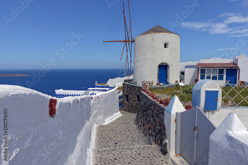 Fotografía Moulin à vent, Oia, Ile de Santorin, Cyclades, Grèce