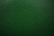 Green textured leather background. Abstract leather texture.