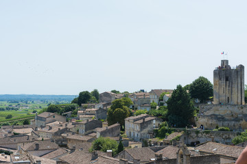 Wall Mural - Cityscapes of the French city of Saint-Emilion