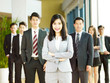 portrait of team of asian business people