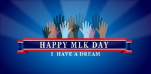 Martin Luther King Day Illustration Background