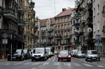 Naklejka na meble Traffic in the city