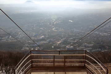 Picturesque landscape of Pyatigorsk. Resort city in the Stavropol region of the Russian Federation