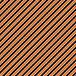 © Mai - Halloween Stripes Seamless Pattern - Black, orange, and white diagonal stripes design