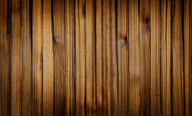 Wall Mural - Vertical wood textured background. Wooden wall or floor with grain and texture.