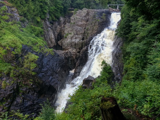 Wall Mural - Sainte-Anne Canyon Waterfall