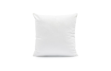 Pillow on isolated background with clipping path for your design.