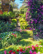 Garden on The Island of Capri