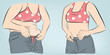 © vit_kitamin - Woman's body before and after weight loss. vector illustration.