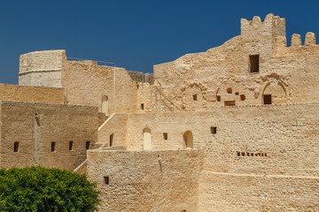 Wall Mural - MONASTIR / TUNISIA - JUNE 2015: Medieval Kasbah of Monastir city, Tunisia