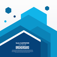 Wall Mural - abstract geometric background banner vector illustration