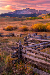 Sticker - Sunrise on Wilson Mesa located in Telluride Colorado