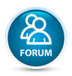 © FR Design - Forum (group icon) special prime blue round button
