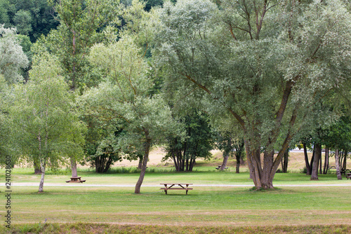 Park in Genos (France) Poster Mural XXL