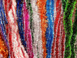 New Year - Christmas tinsel texture multi-colored