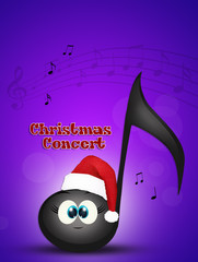 Poster - illustration of Christmas concert