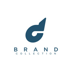 Poster - Unique modern creative minimal fashion brands D initial based letter icon logo. - Vector