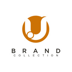Poster - Unique modern creative minimal fashion brands color N initial based letter icon logo. - Vector