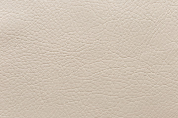 Wall Mural - Cream artificial leather with pronounced embossed.