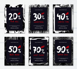 Sticker - Black Friday Vertical Banners 