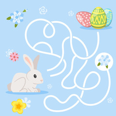 Wall Mural - Easter board game template