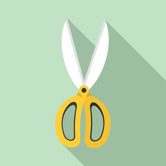 Poster - Garden scissors icon. Flat illustration of garden scissors vector icon for web design