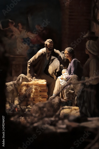 Gesu Bambino Immagini Natalizie.Presepe Di Natale Con Gesu Bambino Christmas Crib With Baby Jesus Buy This Stock Photo And Explore Similar Images At Adobe Stock Adobe Stock