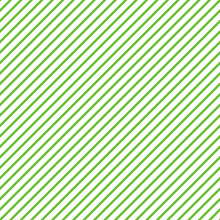 Diagonal Stripes Seamless Pattern - Thin Lime Green Diagonal Stripes On White Background