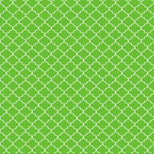 Quatrefoil Seamless Pattern - Graphic Lime Green And White Quatrefoil Or Trellis Design