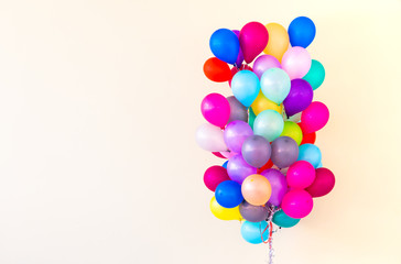 Set of colorful balloons