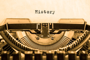 the story is printed on a piece of paper on a vintage typewriter. writer. journalist.