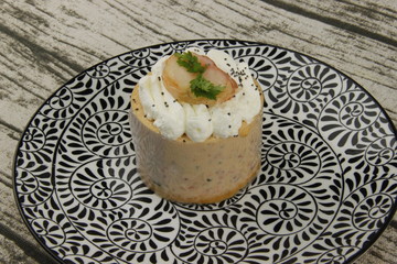 Poster - Mousse de homard sur une assiette