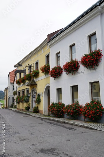 Fotografie, Obraz strasse in königswiesen in perg in österreich
