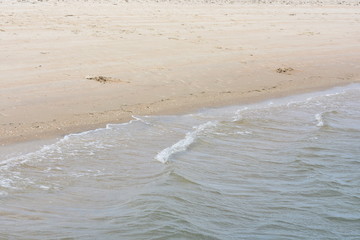 waves on beach