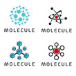 molecule icon. sign design. Vector logo design template. High technology. Nano technology. Tech Wave